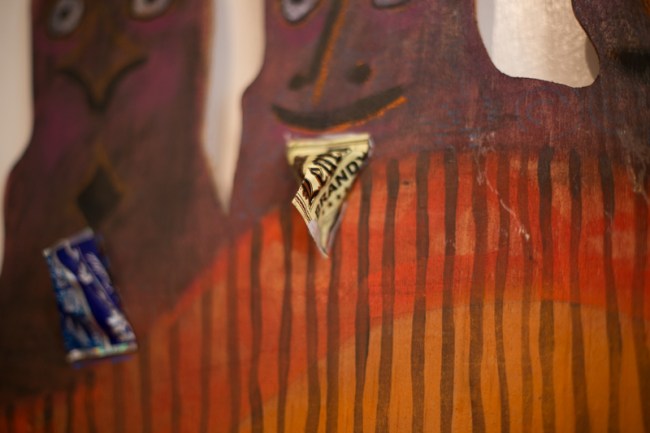 John Kamicha ‘Boys wa makali’ Mixed Media / Ply Wood